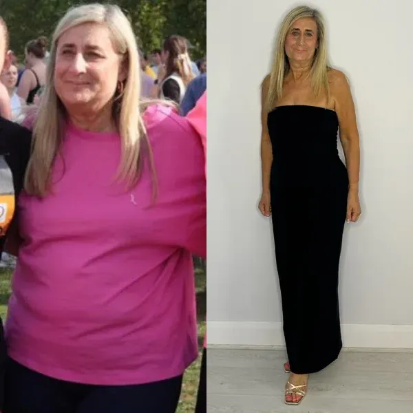 Client fat loss transformation