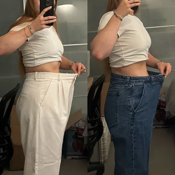 Client fat loss transformation
