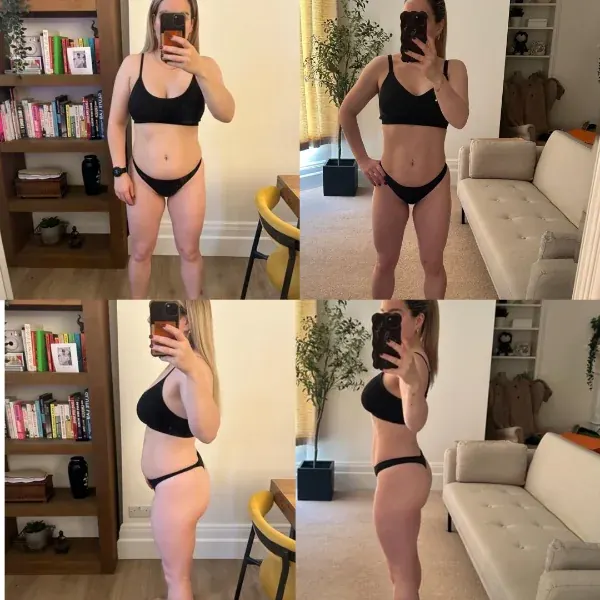 Client fat loss transformation