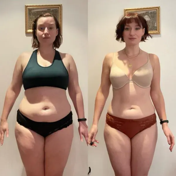 Client fat loss transformation