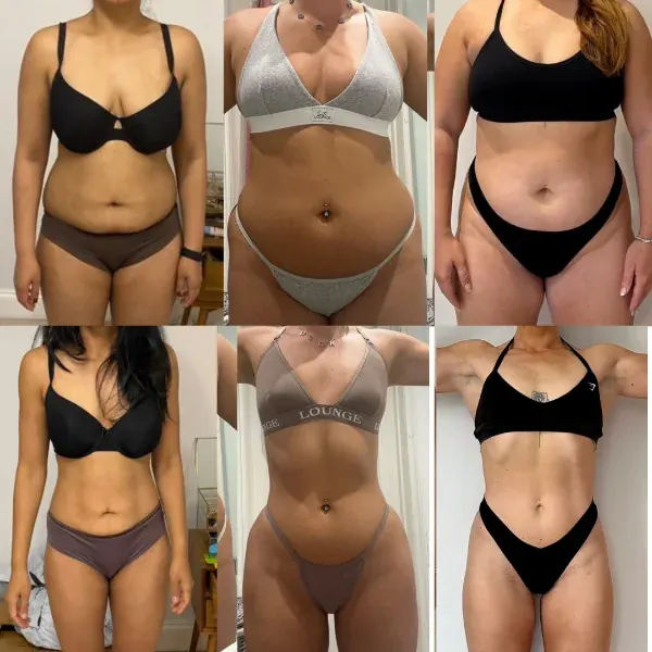 Client fat loss transformation