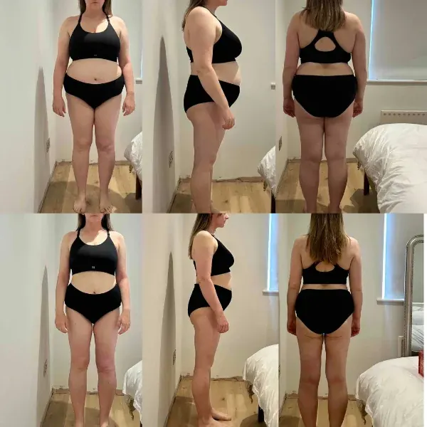 Client fat loss transformation